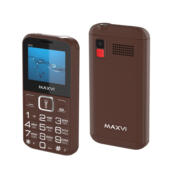 Купить Мобильный телефон Maxvi B200 brown